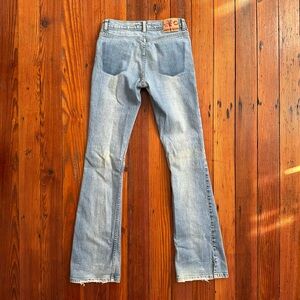 Vintage 2000s Janes Army blue bootcut mid/low rise jeans 27